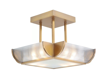 NIZZA II - Handmade brass pendant lamp by Patinas Lighting - view 2